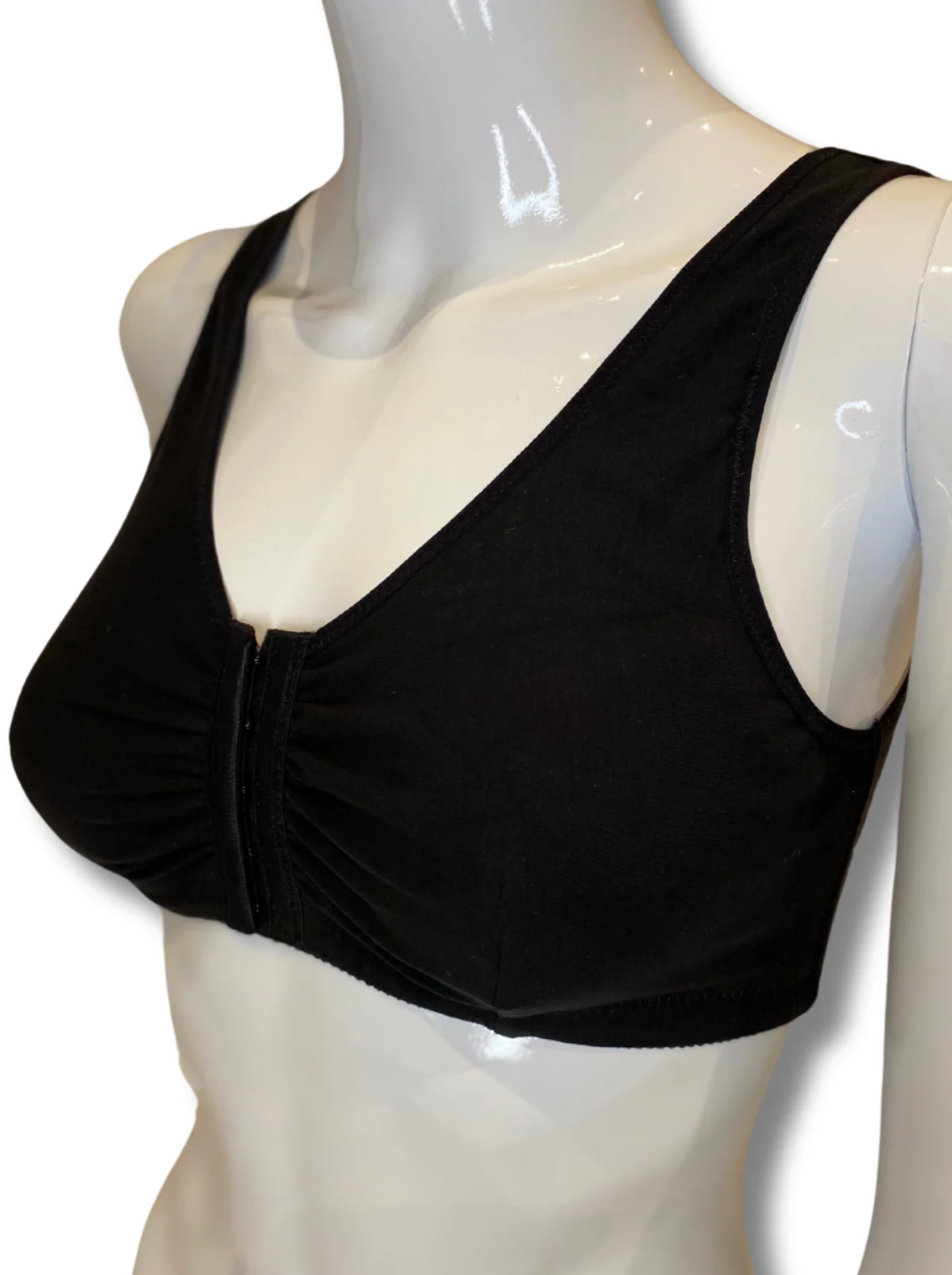 ABC Leisure Front Fastening Mastectomy Bra - Black - Image 4