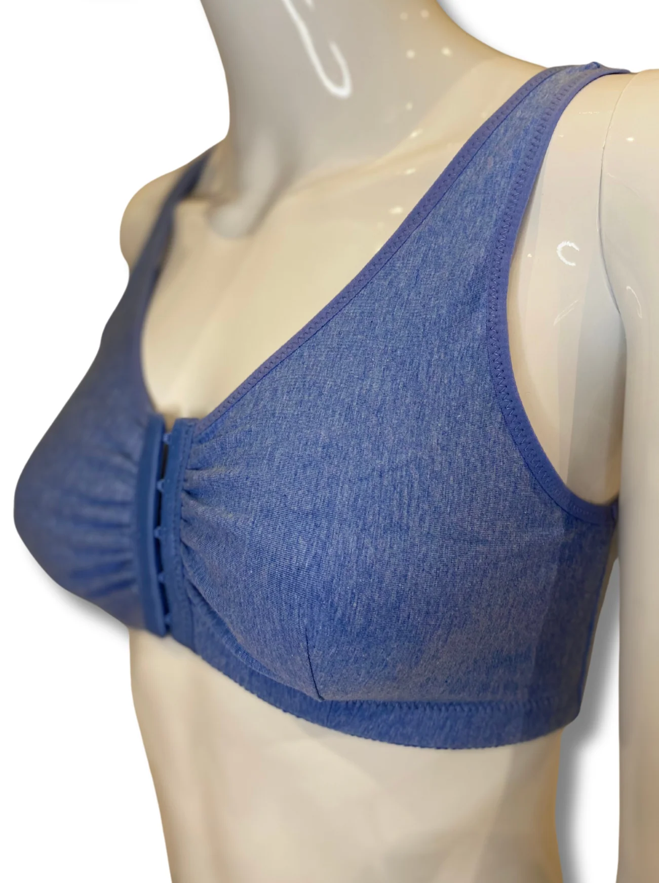 ABC Leisure Front Fastening Mastectomy Bra - Denim - Image 4