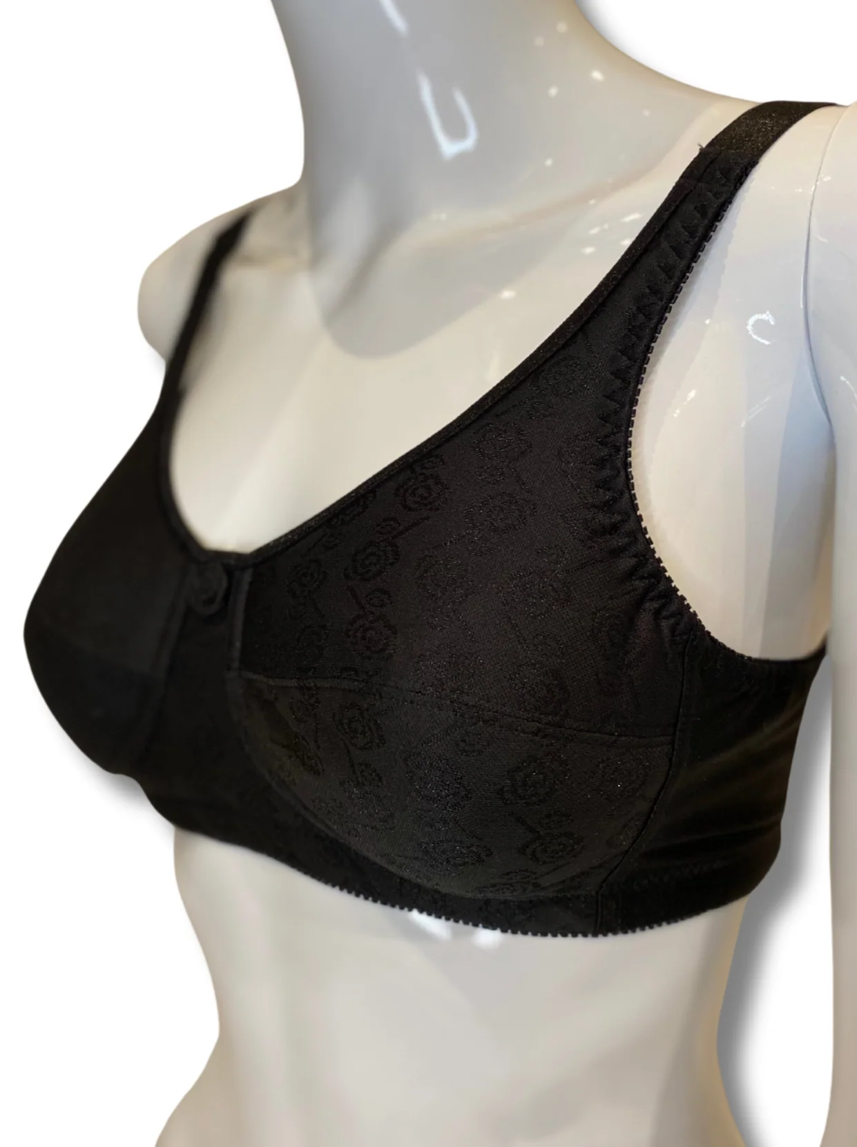 ABC Rose Contour Mastectomy Bra - Black - Image 3
