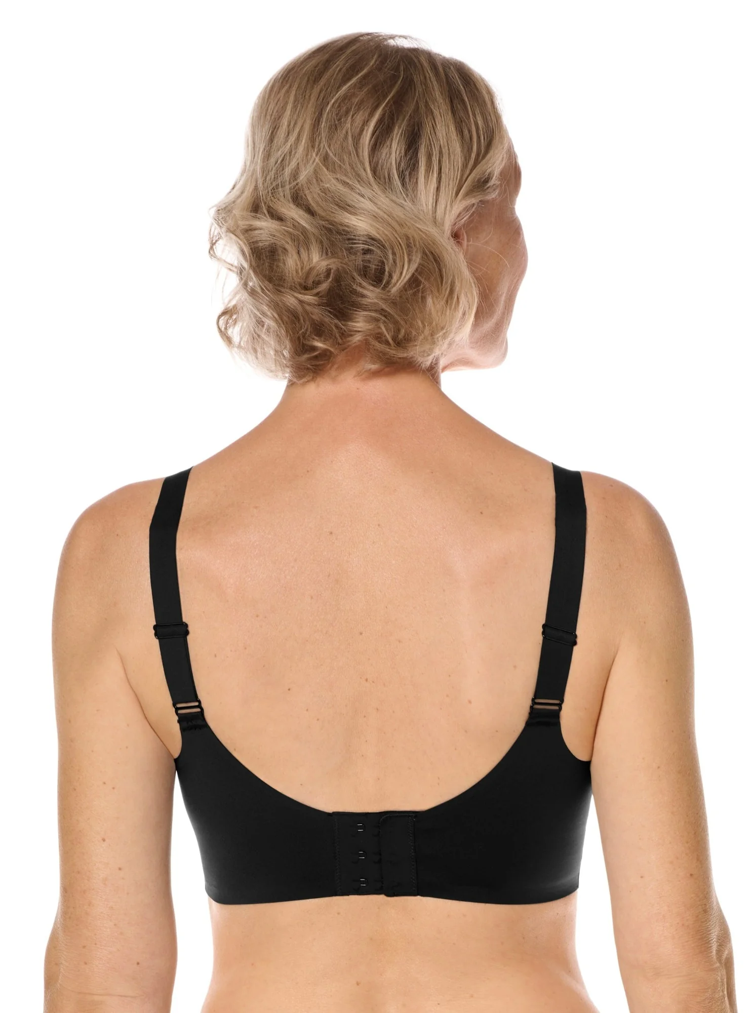 Amoena Aylin Seamless Mastectomy Bra - Black - Image 2