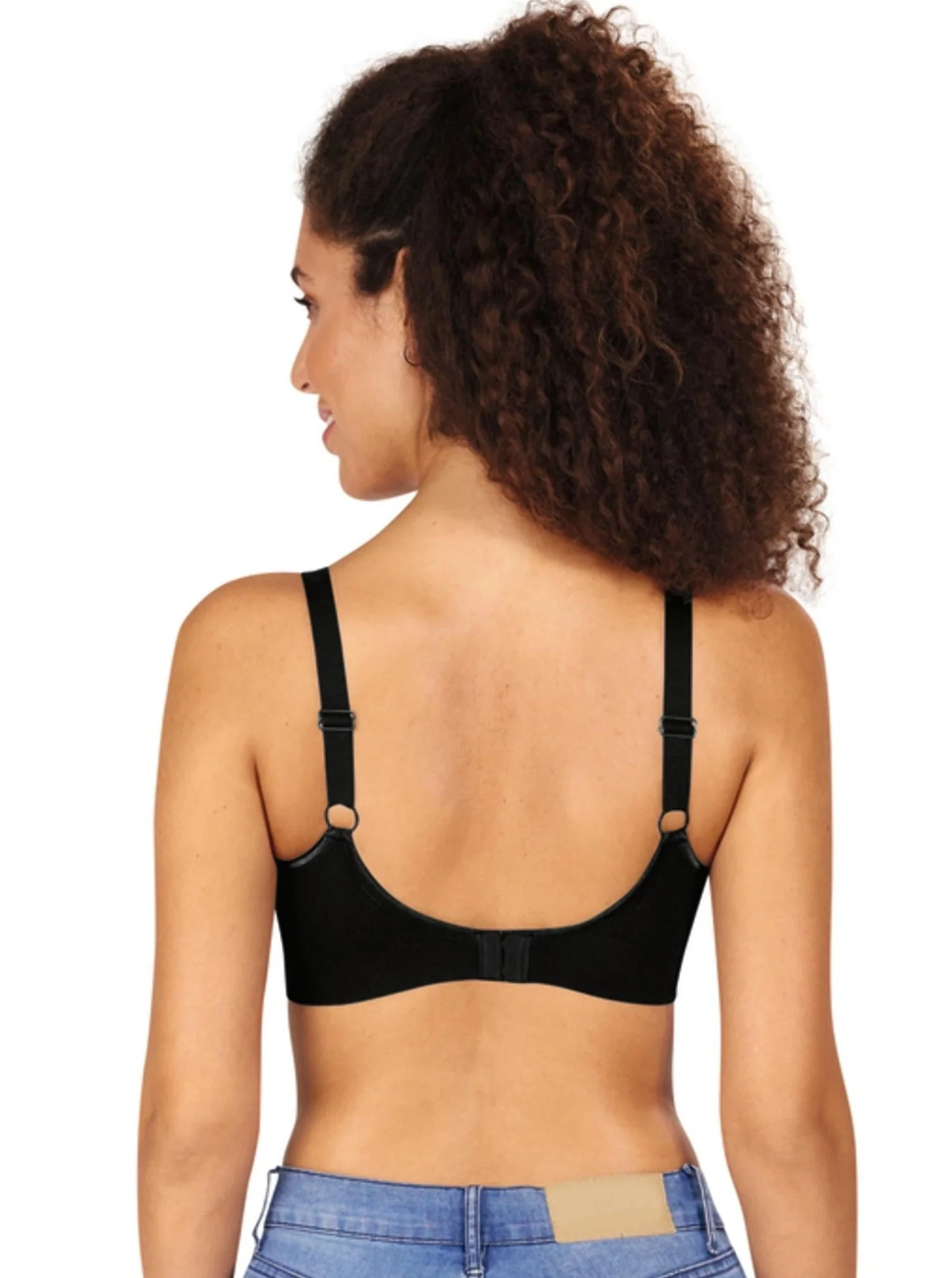 Amoena Eliza Wire Free Mastectomy Bra - Black - Image 2