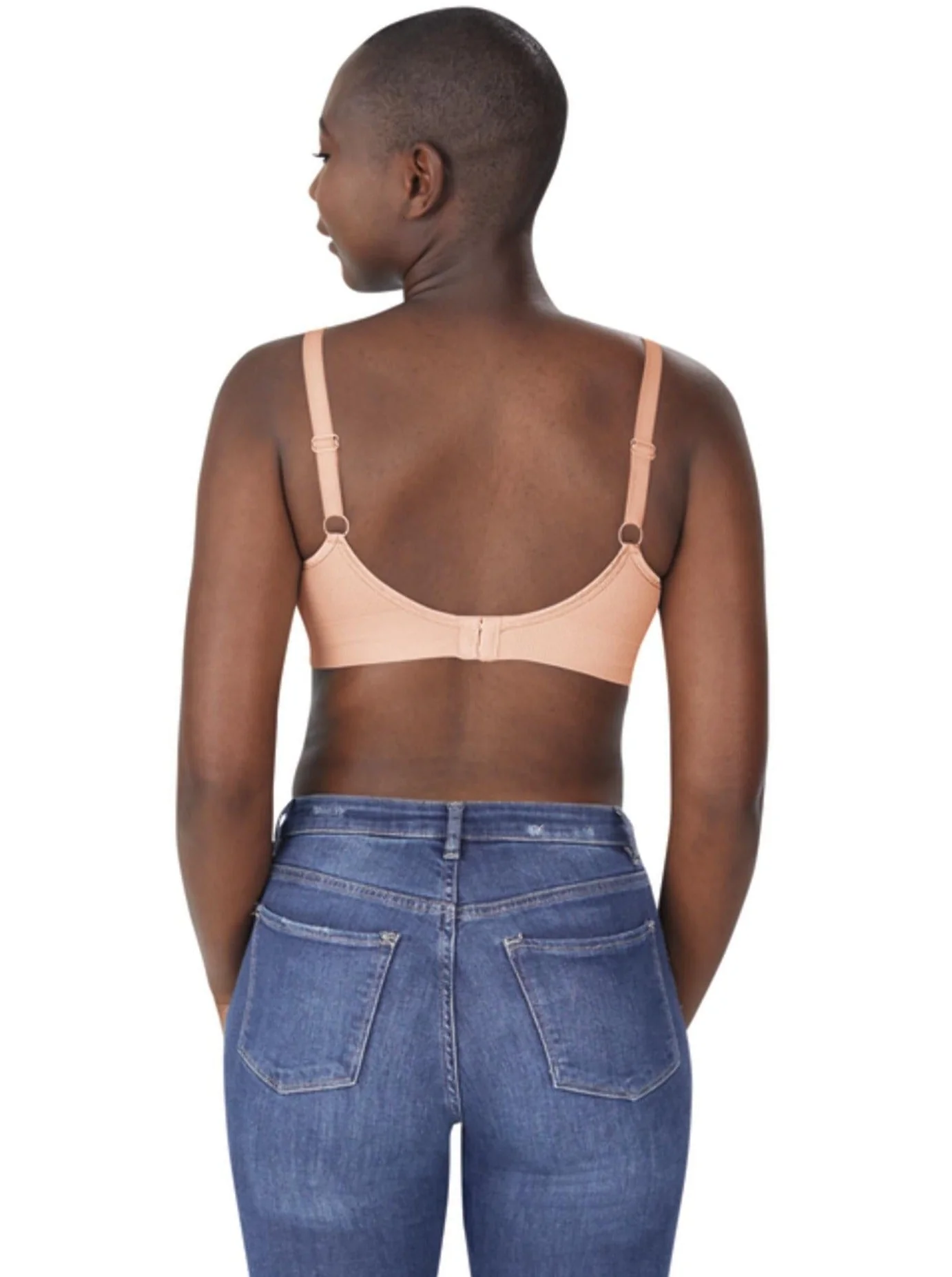 Amoena Eliza Wire Free Mastectomy Bra - Blush - Image 2