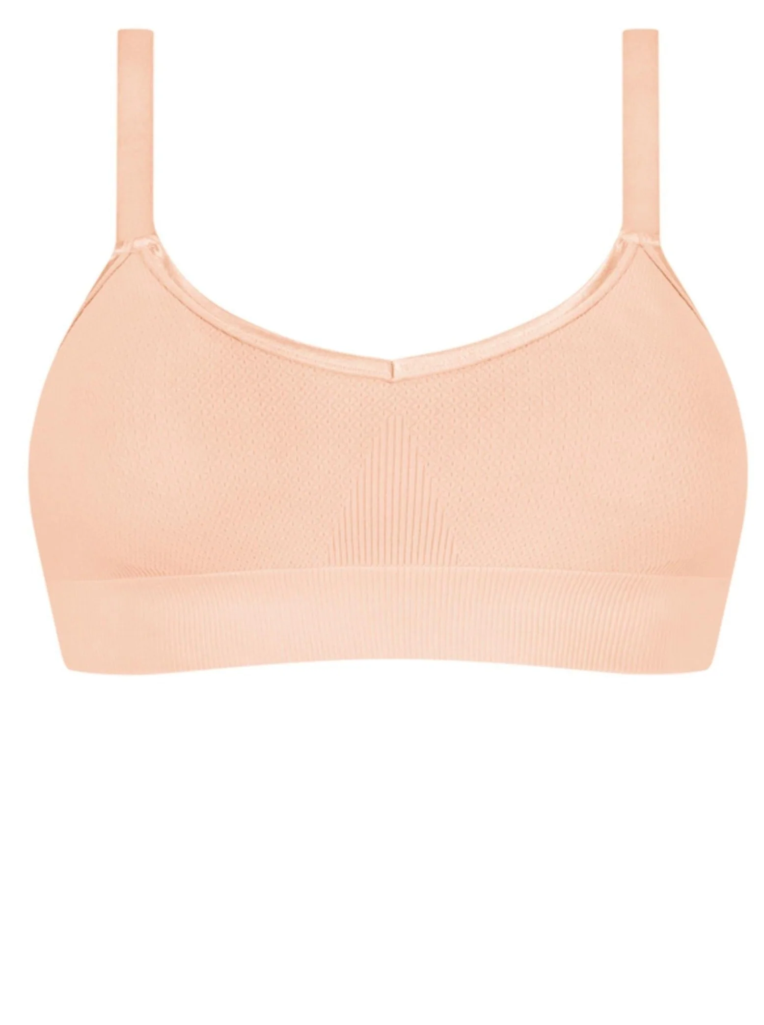 Amoena Eliza Wire Free Mastectomy Bra - Blush - Image 3