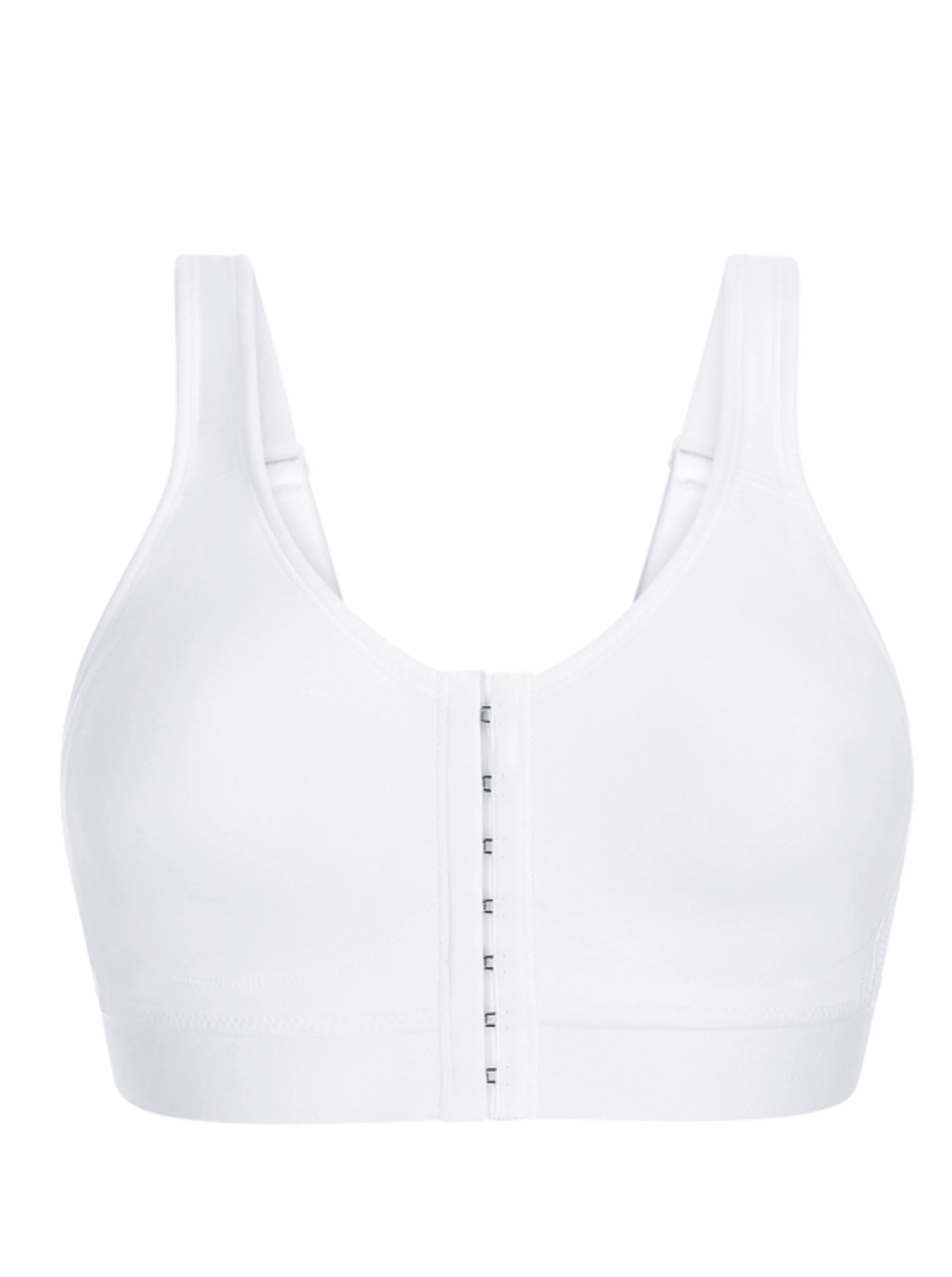 Amoena Ester Front Fastening Sports Bra  - White - Image 4