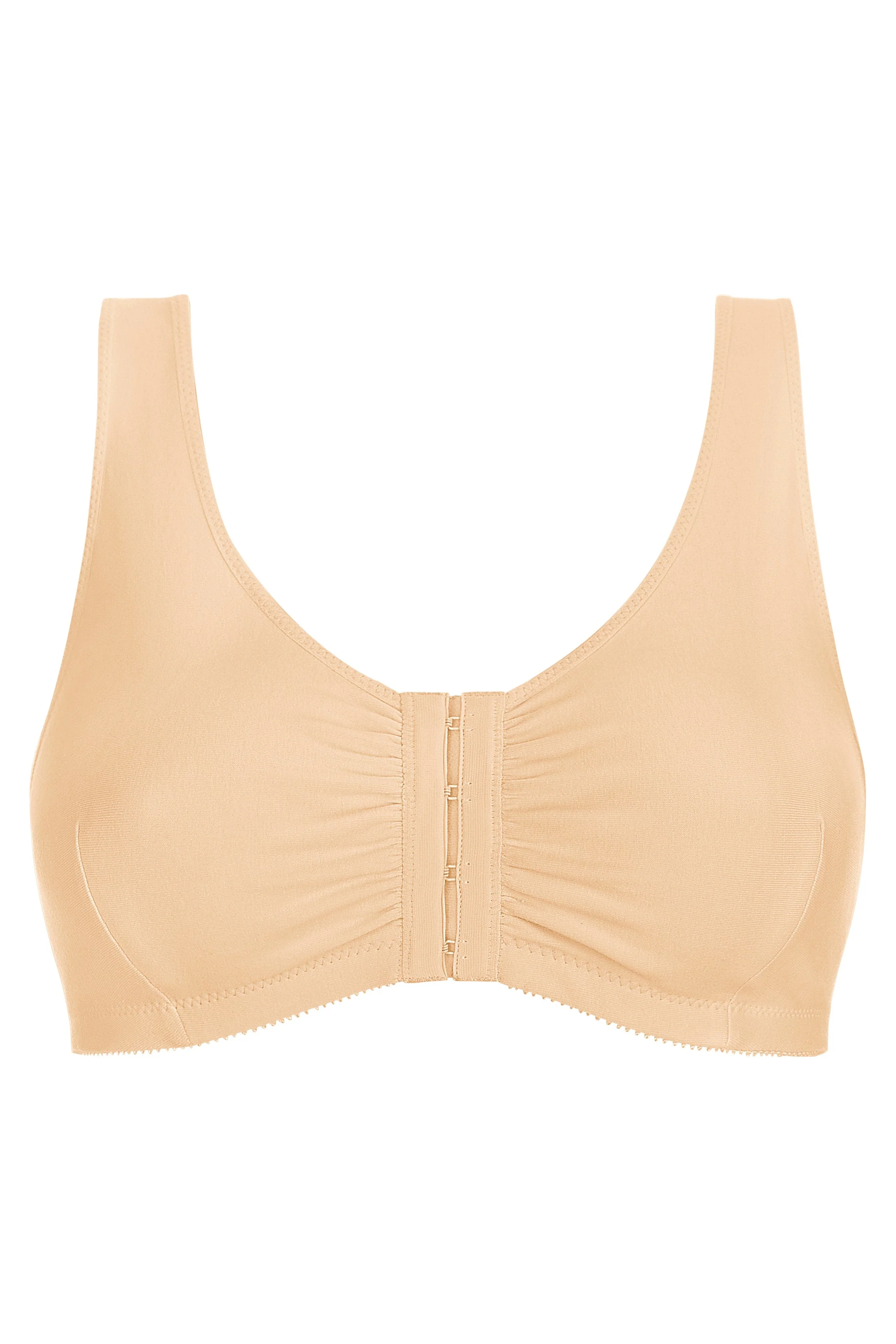 Amoena Frances Wire Free Mastectomy Bra - Sand - Image 3