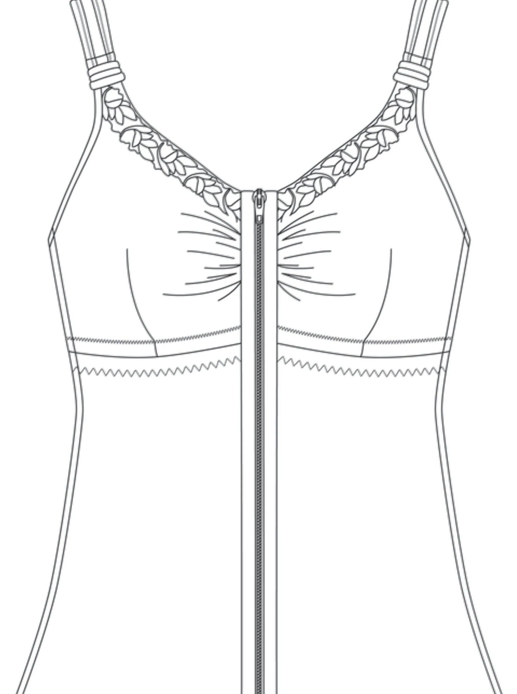 Amoena Hannah Post Surgery Recovery Camisole - Image 3