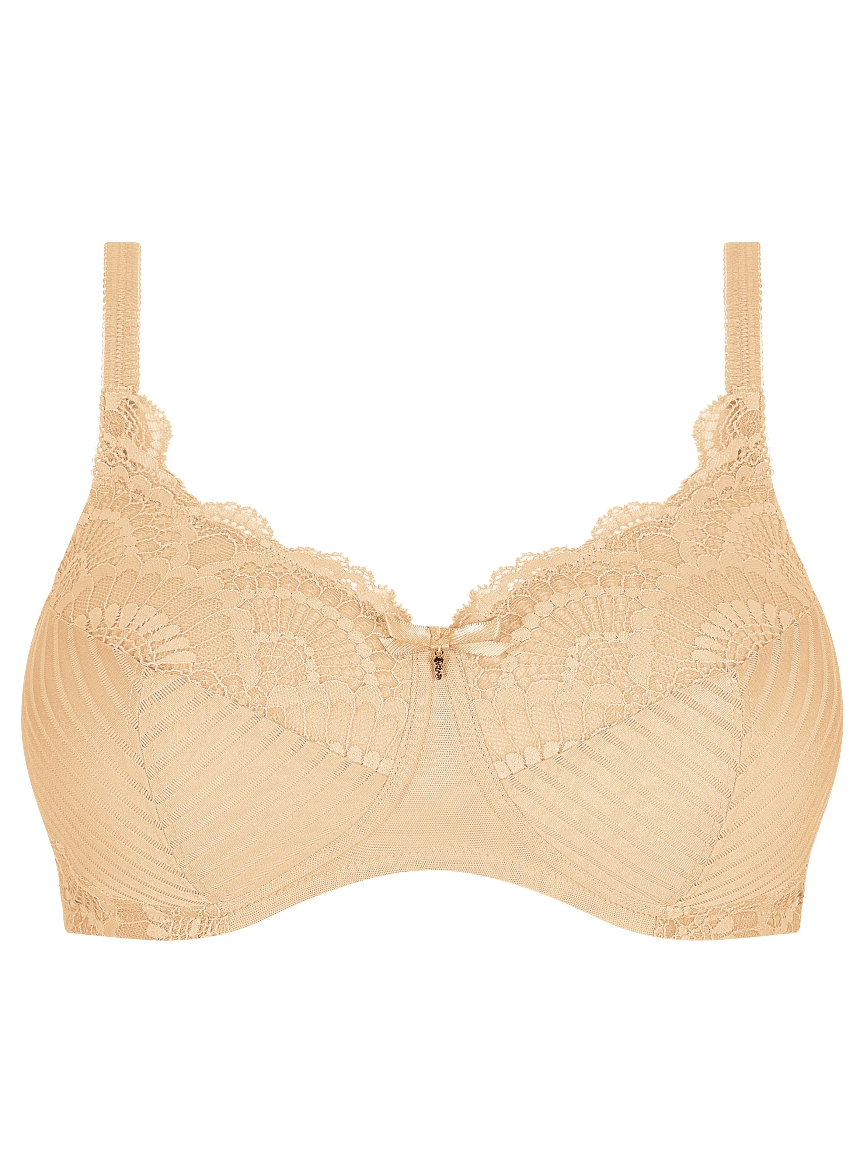Amoena Karolina Padded Wire Free Mastectomy Bra - Sand - Image 3