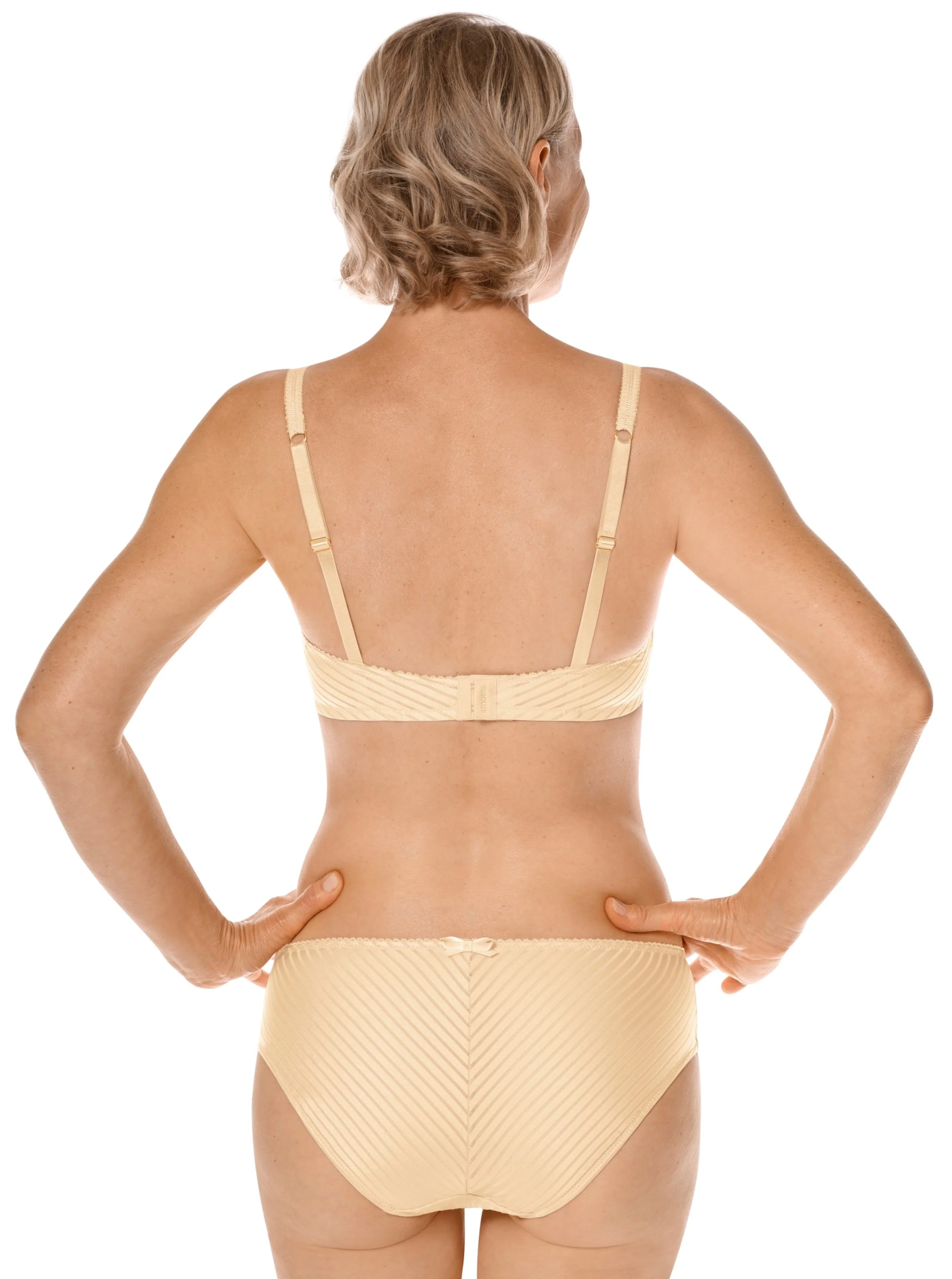 Amoena Karolina Wire Free Mastectomy Bra - Sand - Image 3