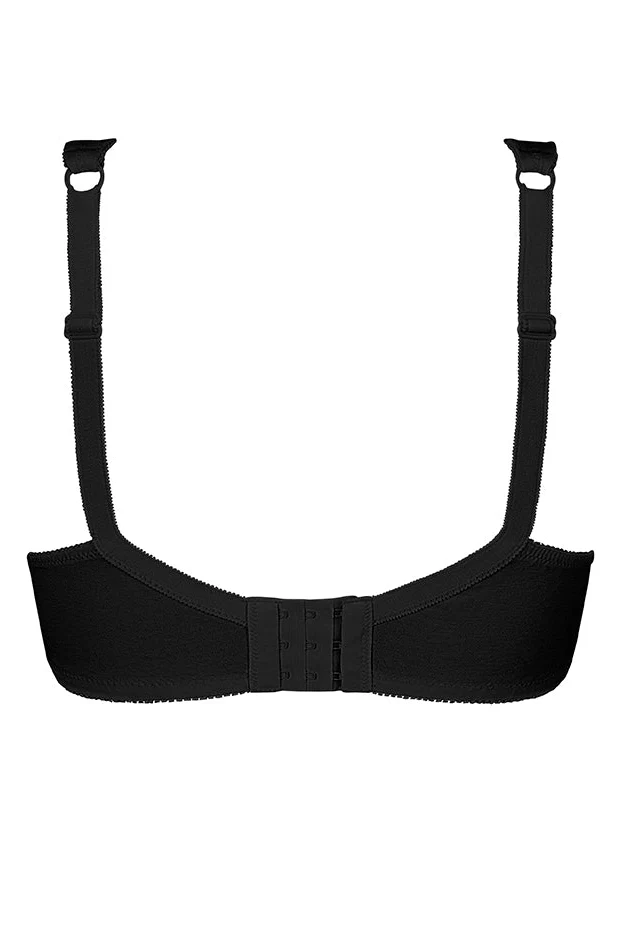 Amoena Katja Wire Free Mastectomy Bra - Black - Image 4