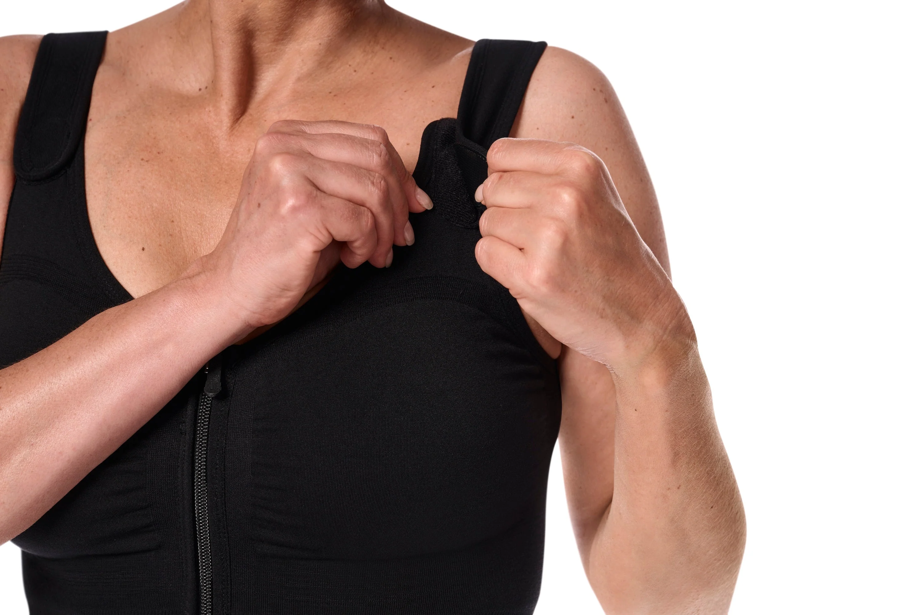 Amoena Leyla Seamless Surgical Mastectomy Bra - Black - Image 4