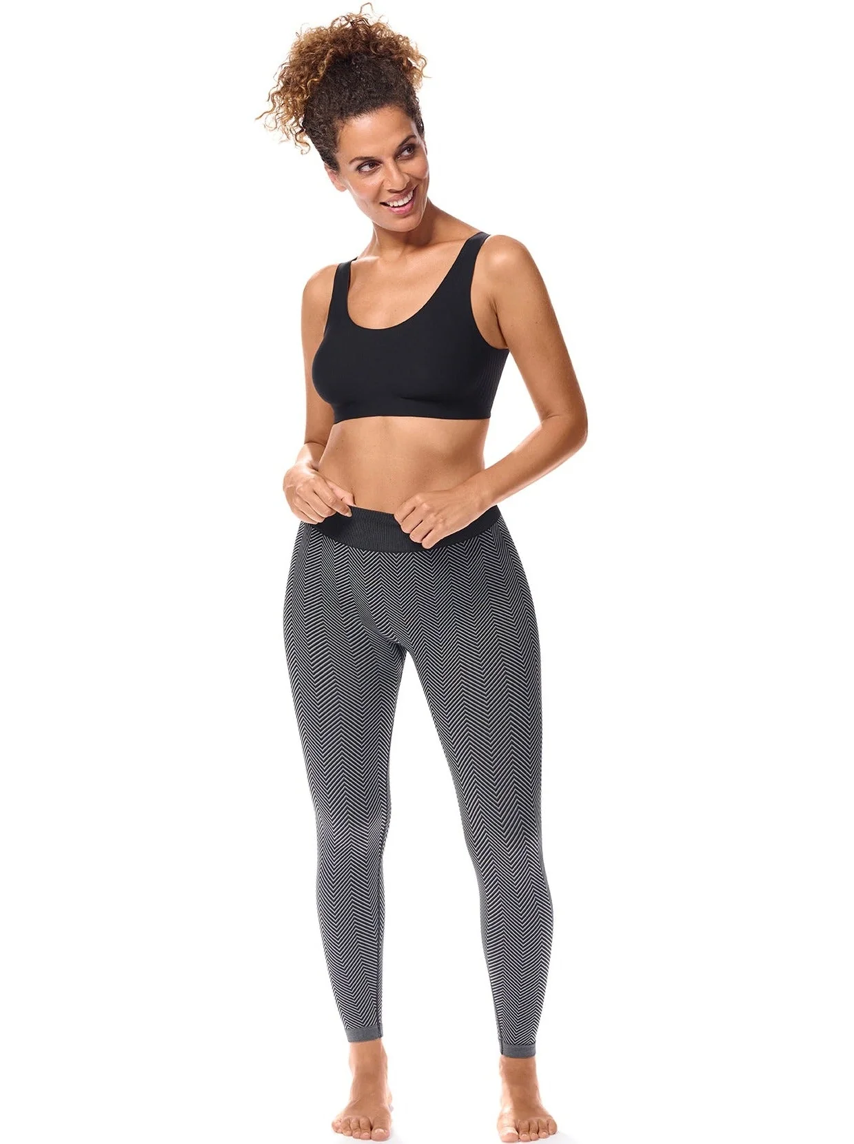 Amoena Linda Lymph Care Mastectomy Bra - Black - Image 2