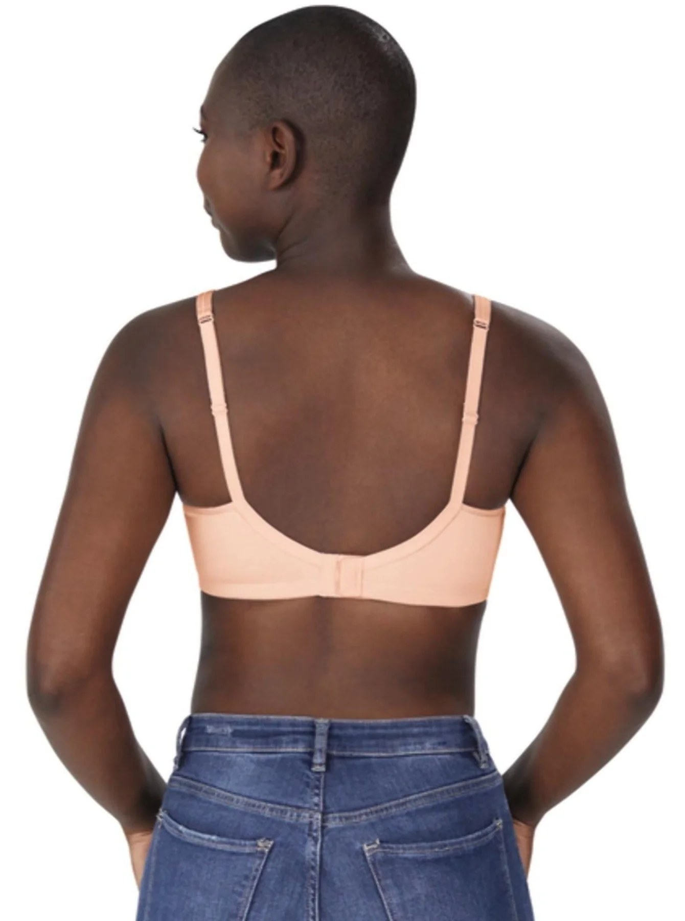 Amoena Mara Padded Mastectomy Bra - Blush - Image 3