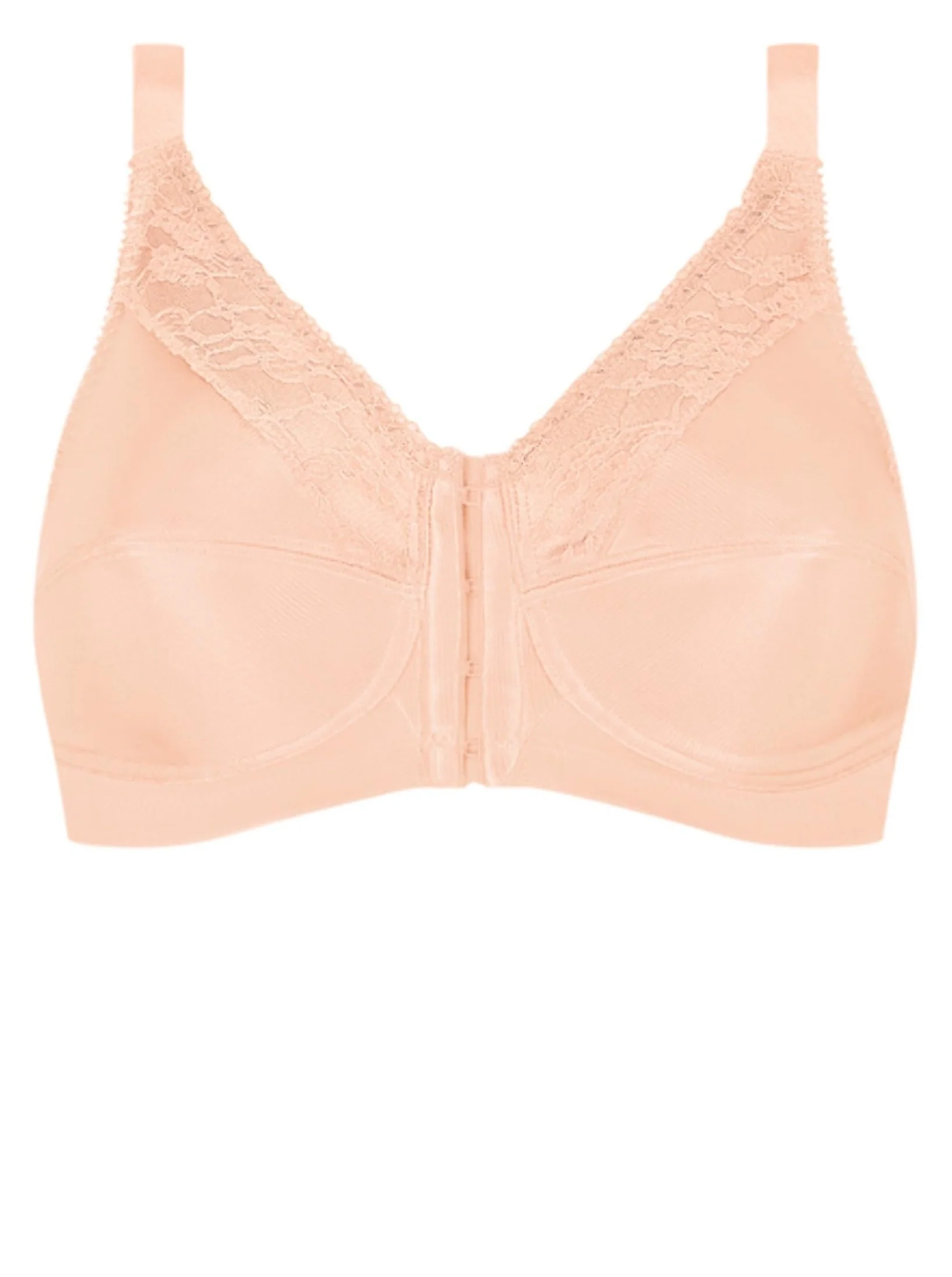 Amoena Nancy Front Fastening Mastectomy Bra - Blush - Image 4