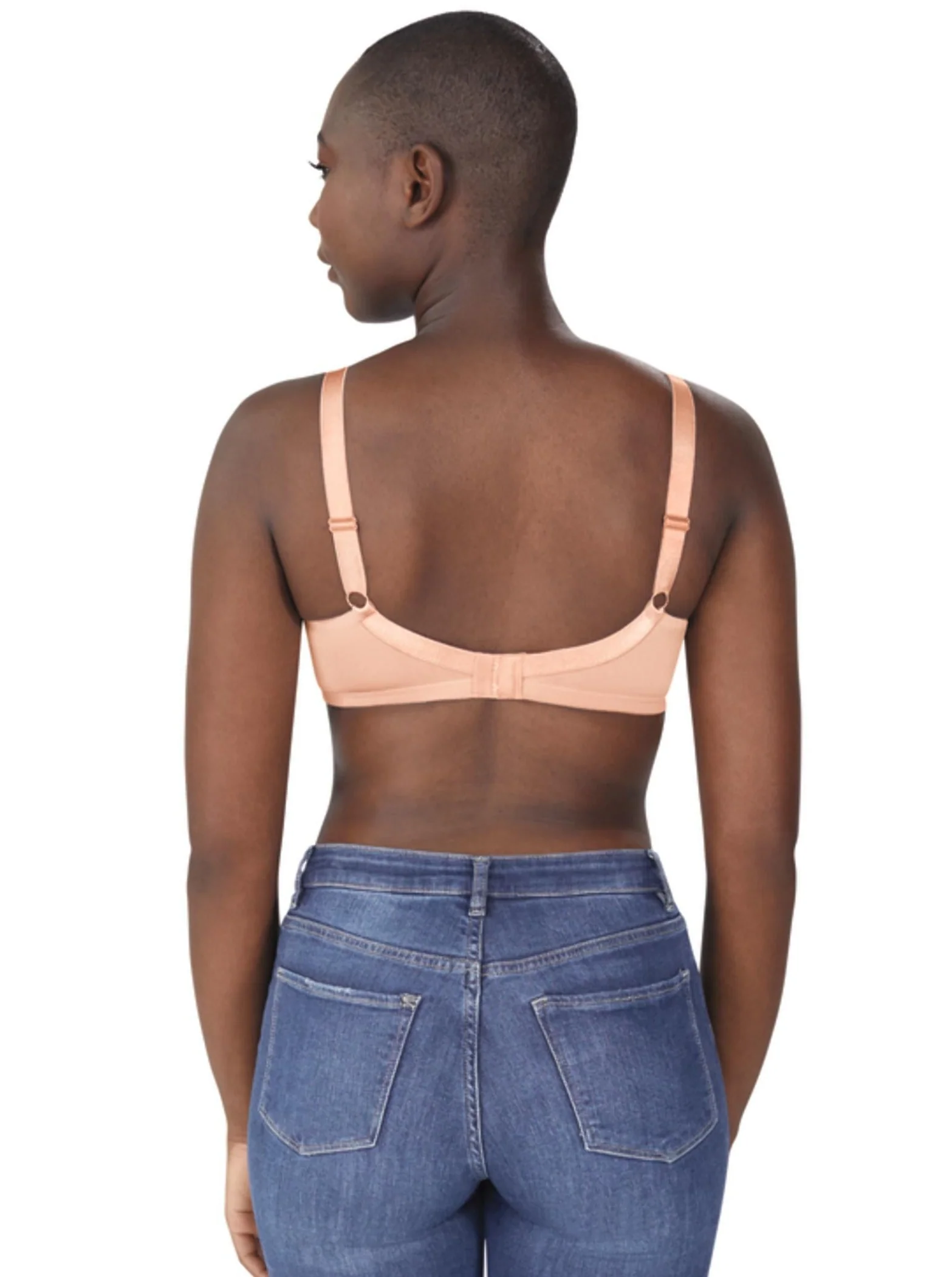 Amoena Nancy Wire Free  Mastectomy Bra - Blush - Image 2