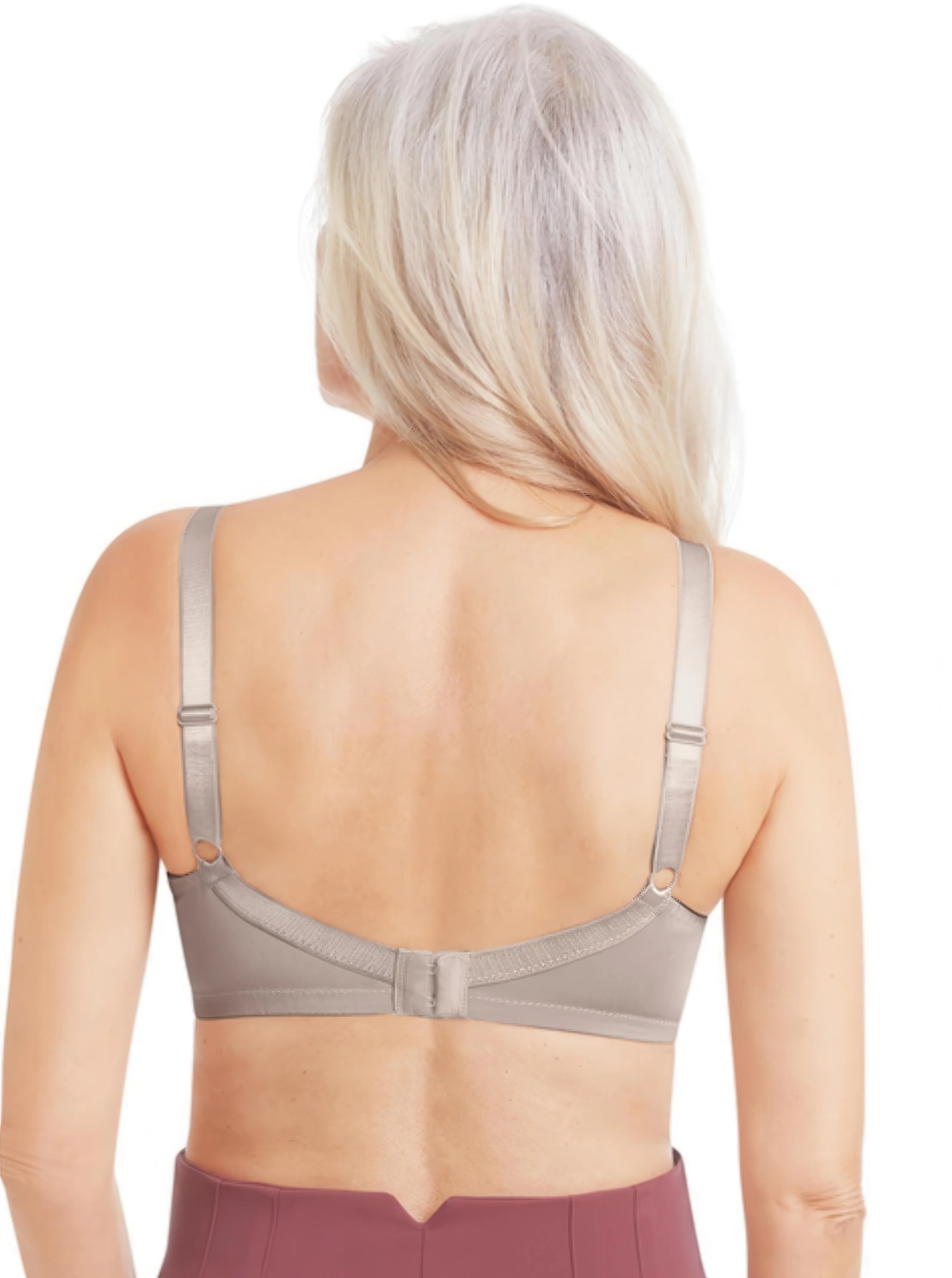 Amoena Nancy Wire Free  Mastectomy Bra - Taupe - Image 2