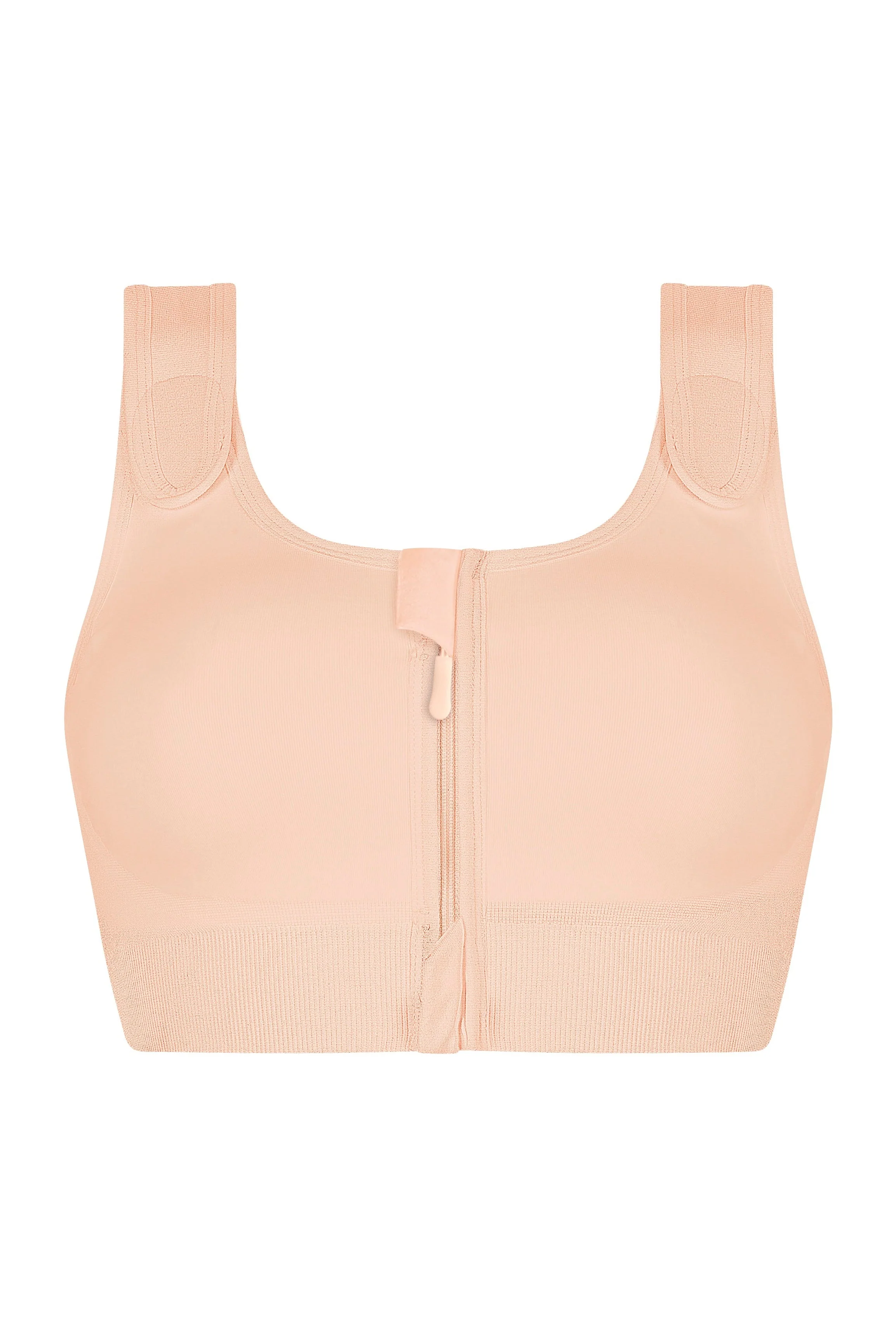 Amoena Pamela Seamless Surgical Mastectomy Bra - Rose Nude - Image 3