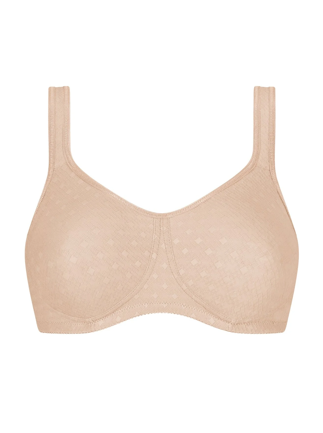 Amoena Tiana Wire Free Mastectomy Bra - Sand - Image 2