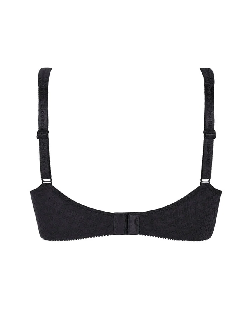 Amoena Tiana Wire Free Mastectomy Bra - Black - Image 4