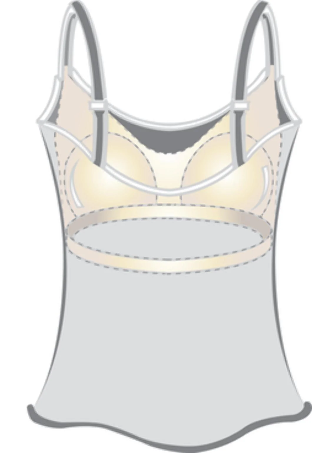 Amoena Valletta Mastectomy Top - Black - Image 5