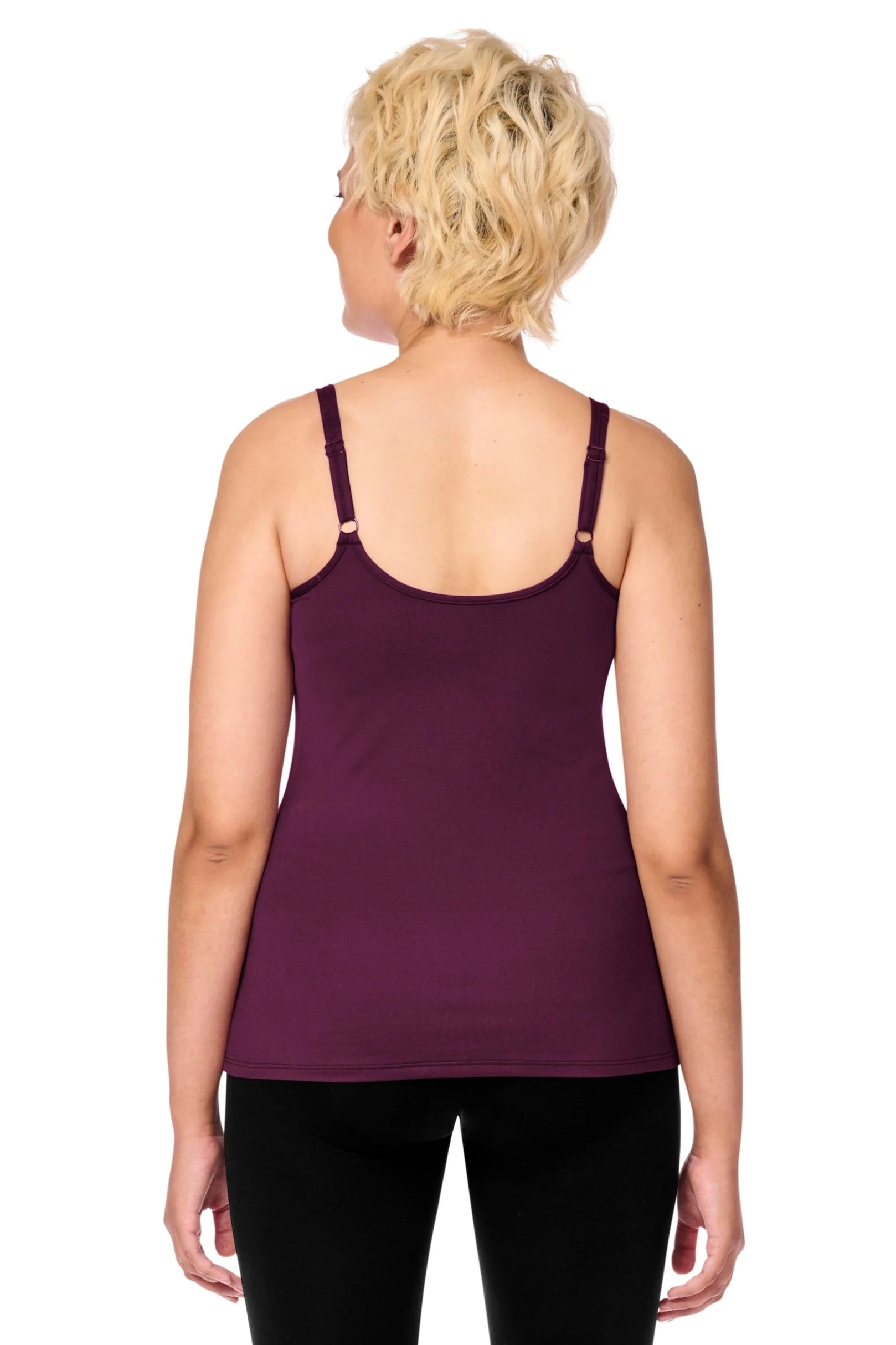 Amoena Valletta Mastectomy Top - Dark Berry - Image 2