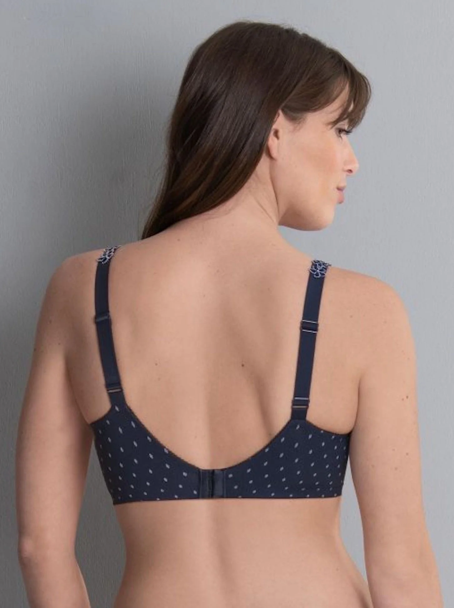 Anita Belvedere Wire Free Mastectomy Bra - Deep Blue - Image 3