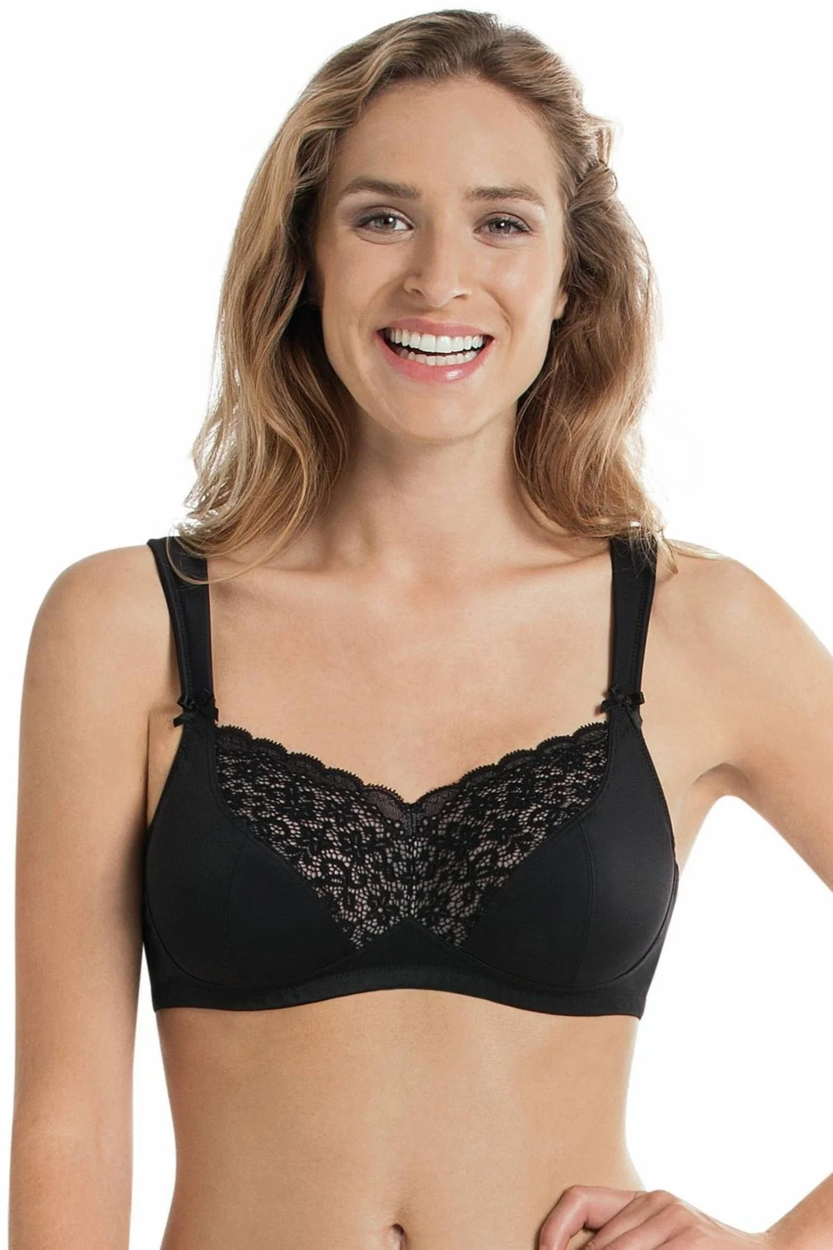 Anita Havanna Wire Free Mastectomy Bra - Black