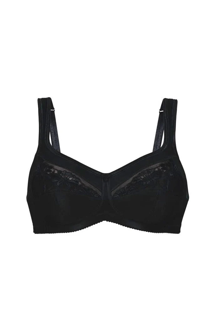 Anita Safina Wire Free Mastectomy Bra - Black - Image 4