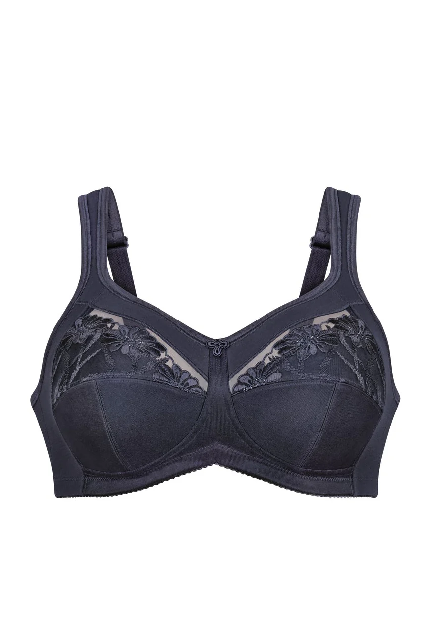 Anita Safina Wire Free Mastectomy Bra - Shadow Blue - Image 5