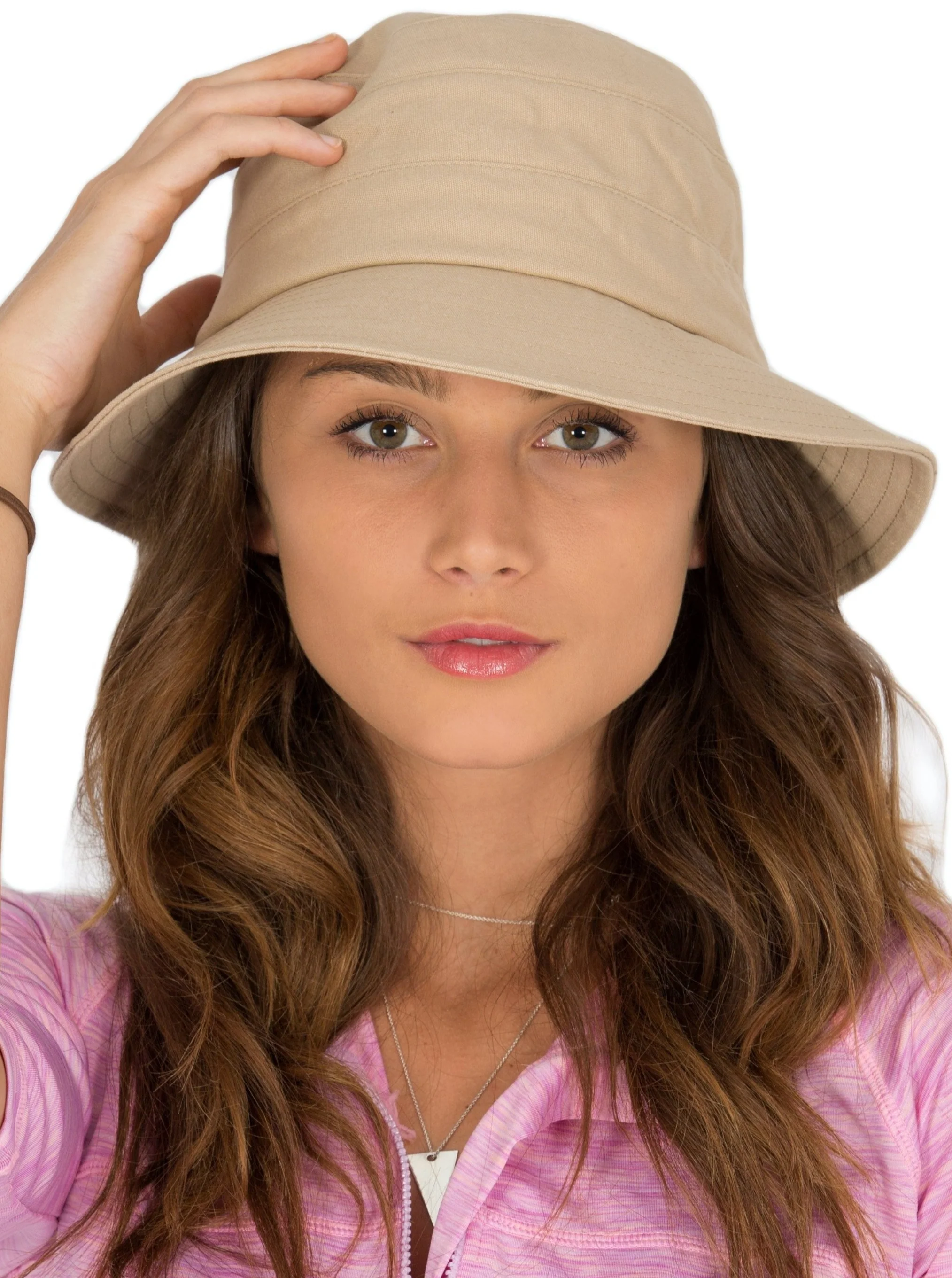 Cancer Council Ladies Golf Hat - Beige - Image 2
