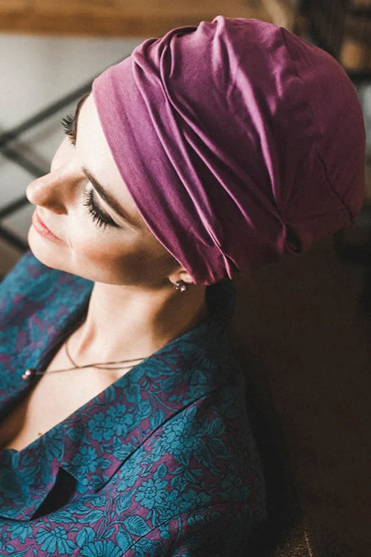 Carebell Mar Hair Loss Turban - Rose Pink - Image 3