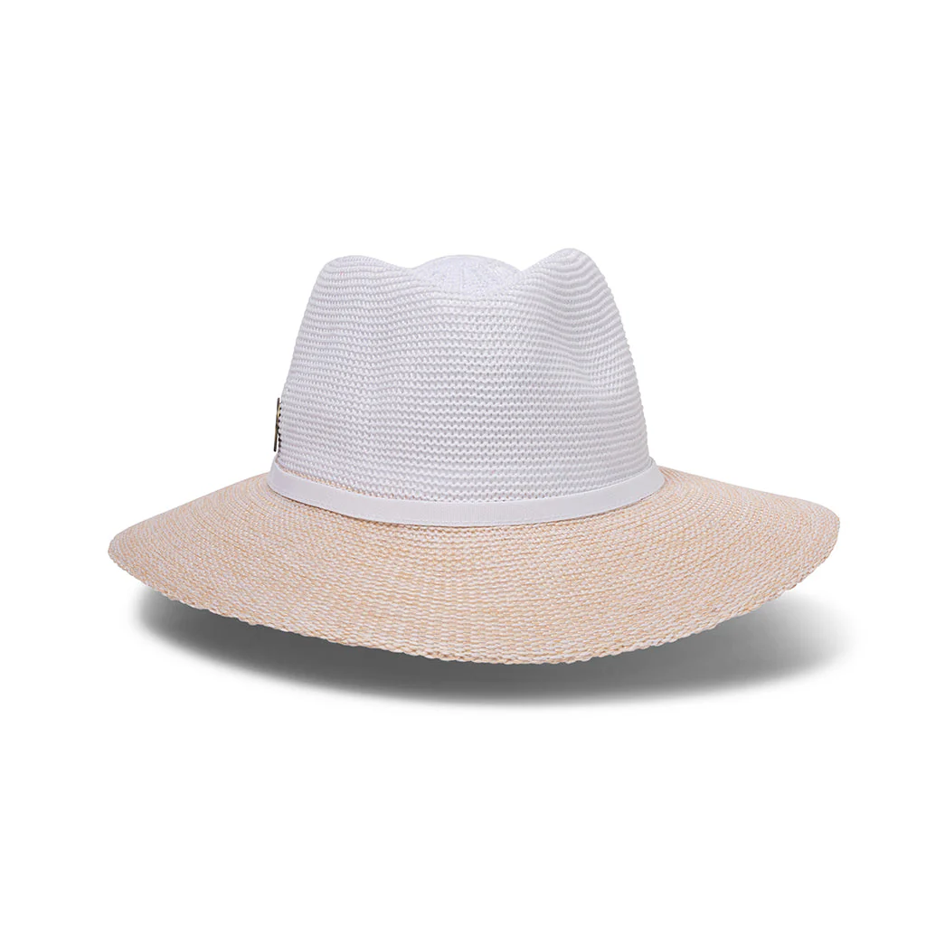 Evoke Aston Fedora - Wheat/White - Image 3
