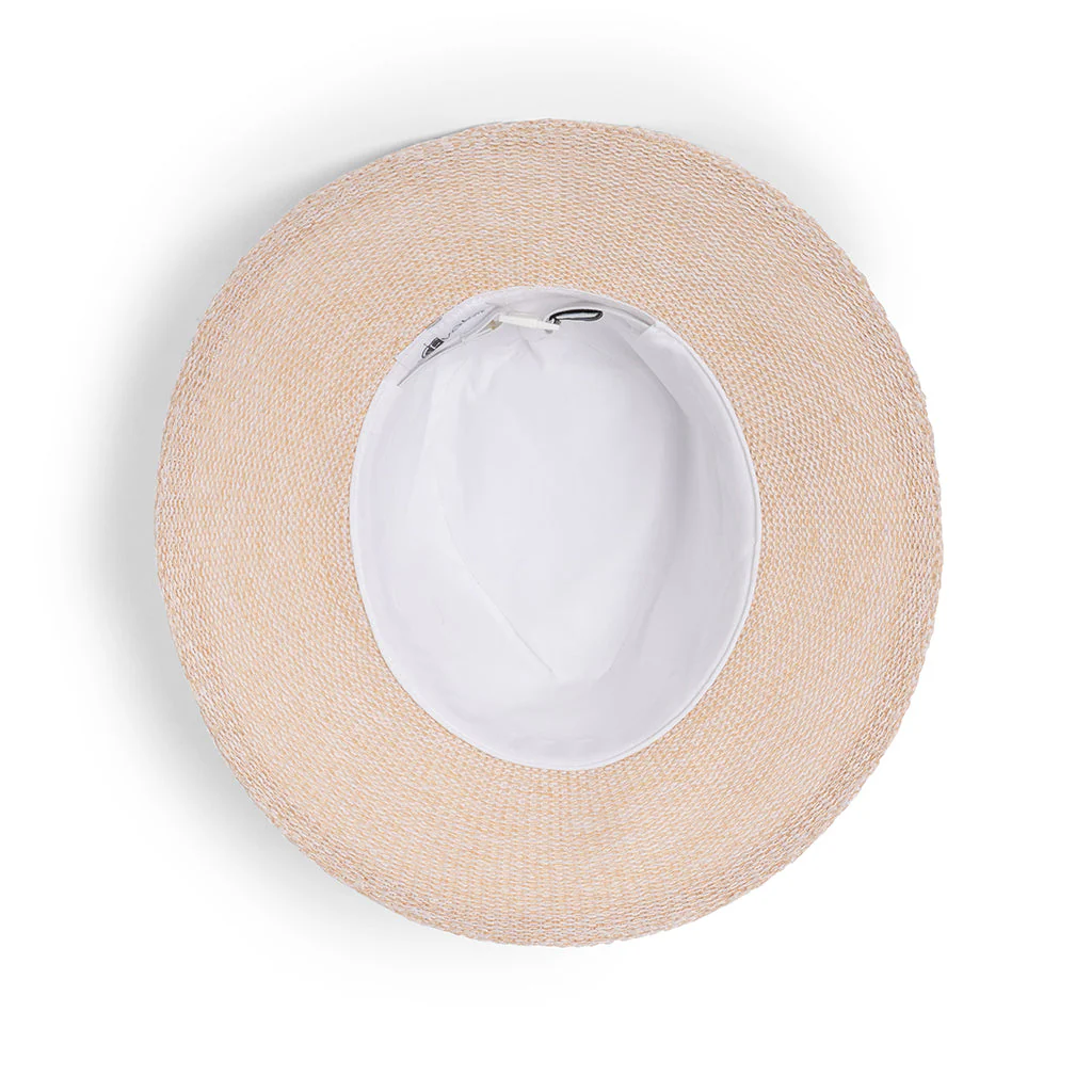 Evoke Aston Fedora - Wheat/White - Image 5