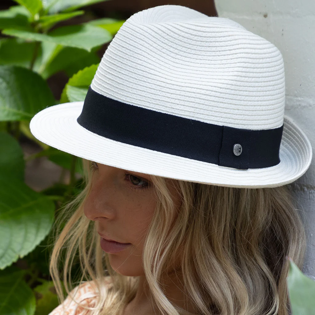 Evoke Harley Unisex Trilby - Ivory - Image 7