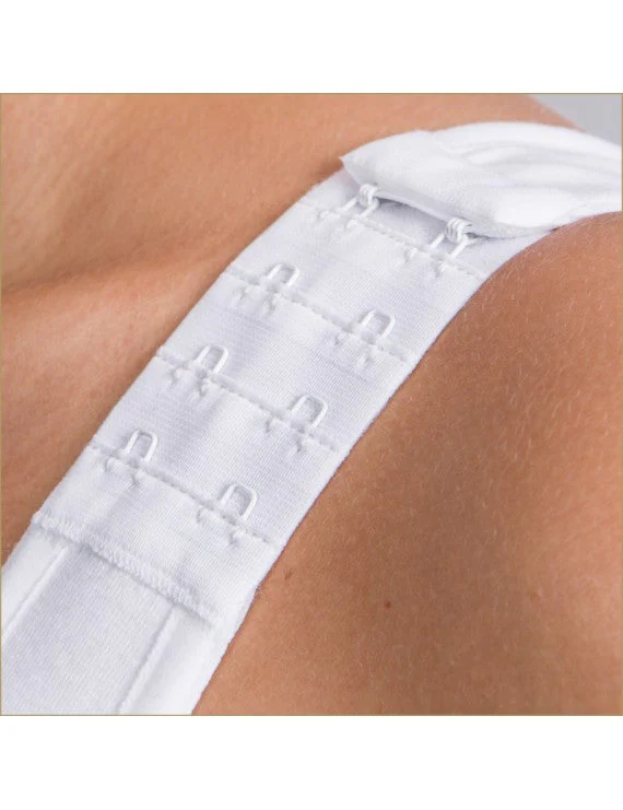 Lipoelastic PI Special Comfort Post Surgery Bra: White - Image 4