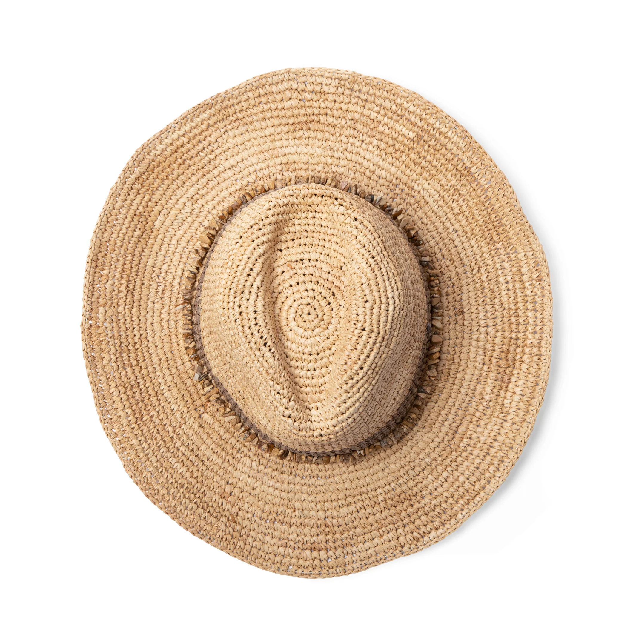Rigon Magdalena Raffia Fedora - Natural - Image 5
